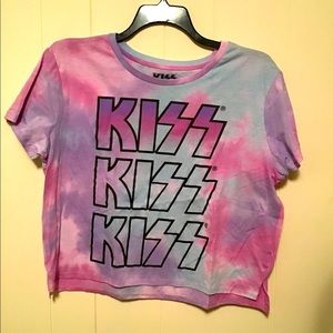 KISS crop top NWT
